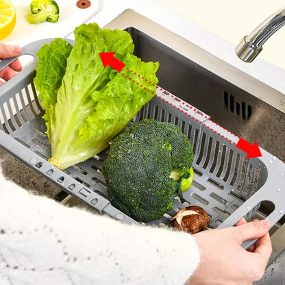 Escorredor de Alimentos Cesto de Drenagem Expansível Homedec