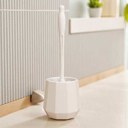 escova sanitária moderna na cor branca vitrine