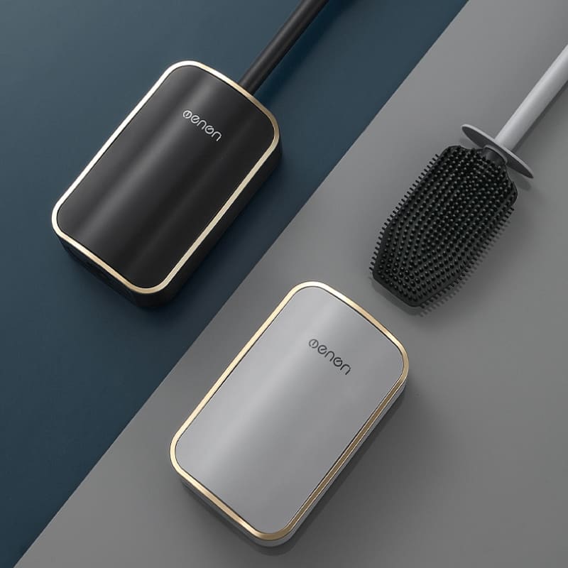 Escova Sanitária para Banheiro Silicone com Suporte Homedec