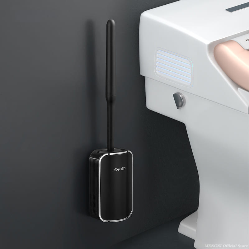 Escova Sanitária para Banheiro Silicone com Suporte Homedec