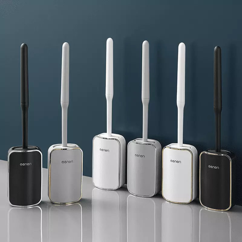 Escova Sanitária para Banheiro Silicone com Suporte Homedec