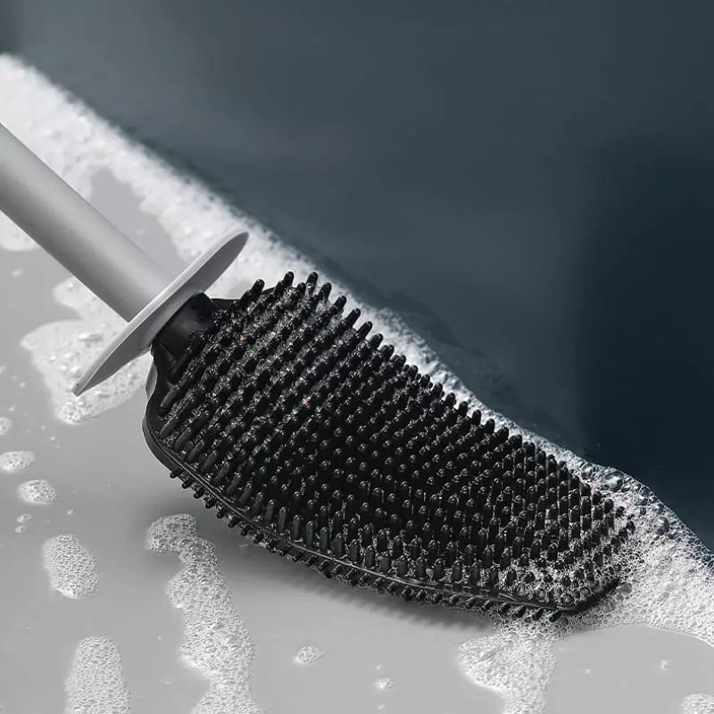 Escova Sanitária para Banheiro Silicone com Suporte Homedec