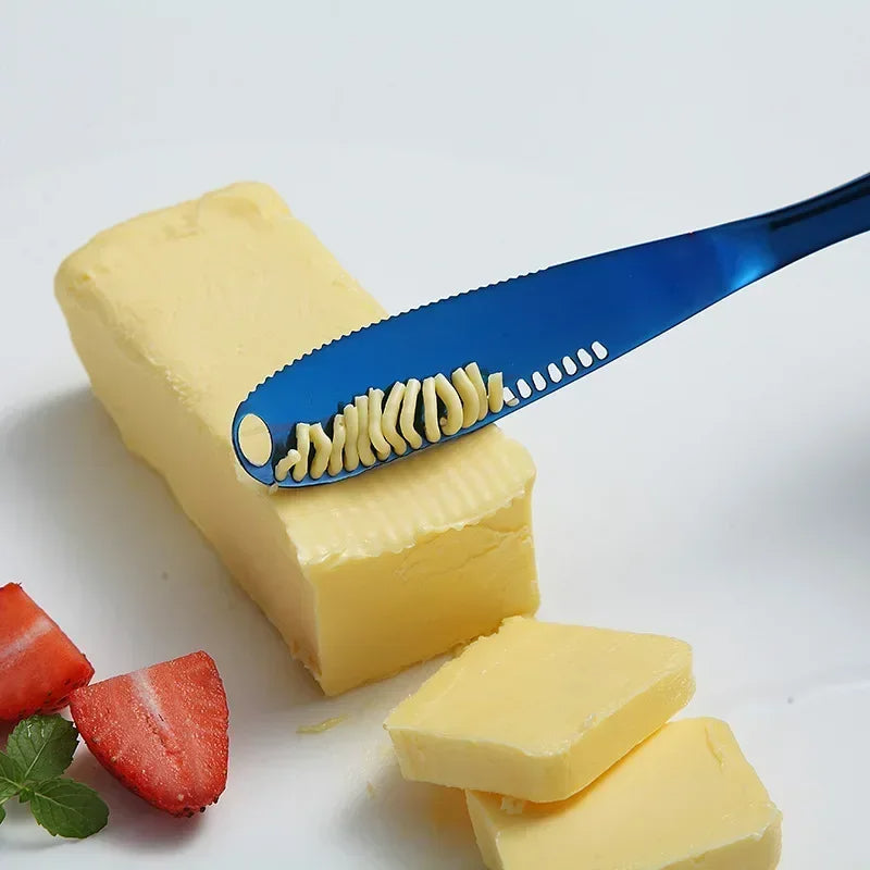 Espátula de Inox para Manteiga Faca Serrilhada Homedec