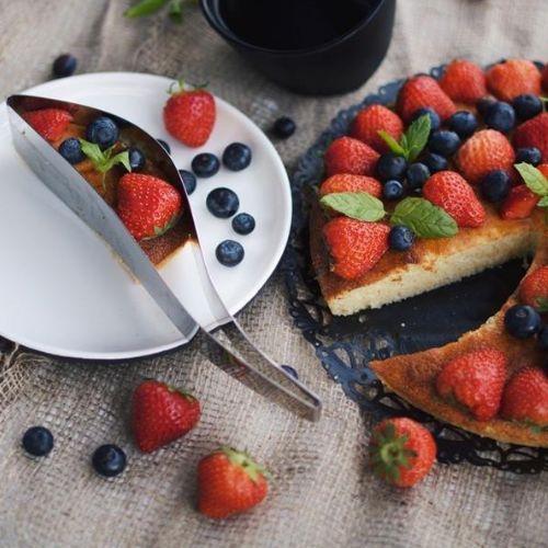 Fatiador de Bolo e Torta Inox c/ Design Europeu Premium Homedec