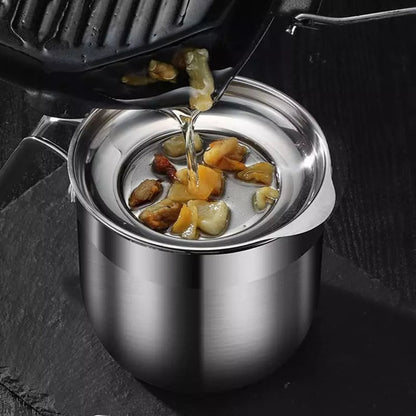 Jarra de Inox Separador de Gema com Tampa Homedec