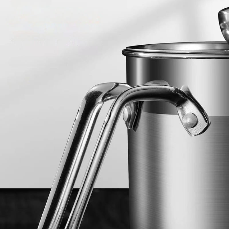Jarra de Inox Separador de Gema com Tampa Homedec