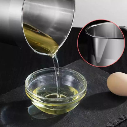 Jarra de Inox Separador de Gema com Tampa Homedec
