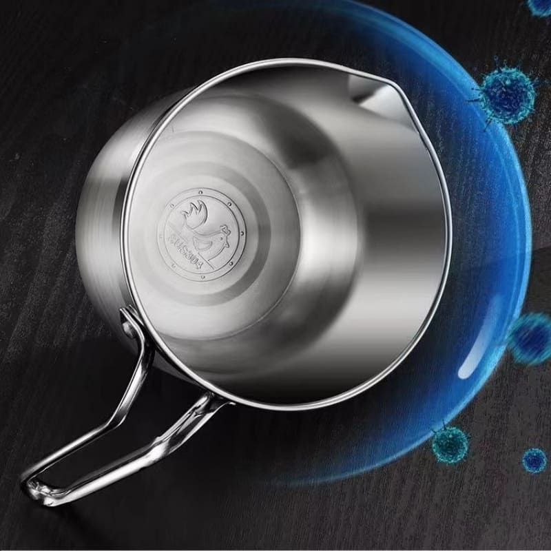 Jarra de Inox Separador de Gema com Tampa Homedec
