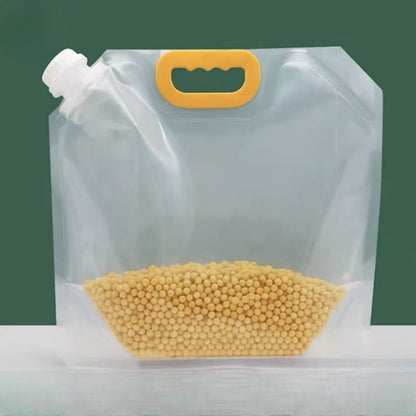Kit 10 Sacos de Armazenamento Dispenser de Alimentos Homedec