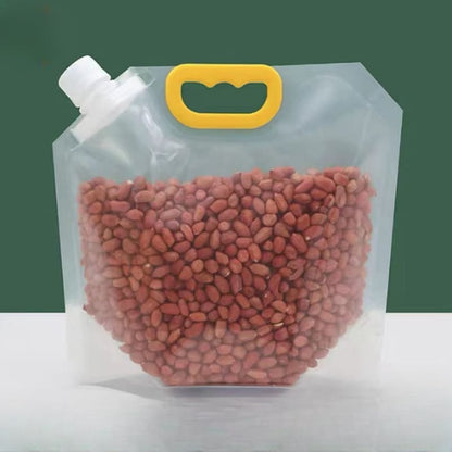 Kit 10 Sacos de Armazenamento Dispenser de Alimentos Homedec