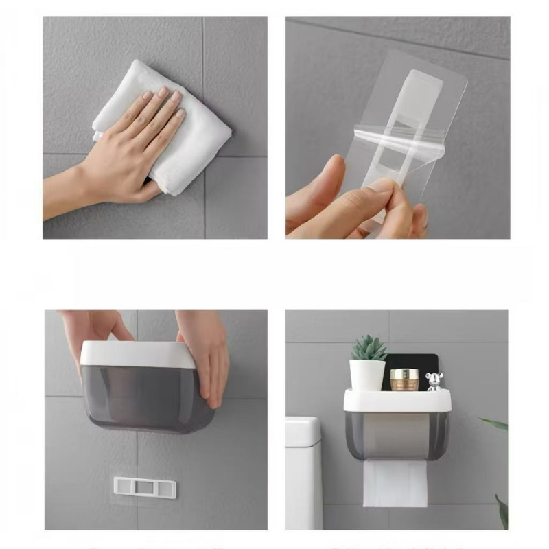 como instalar o suporte para papel higiênico sem furar a parede