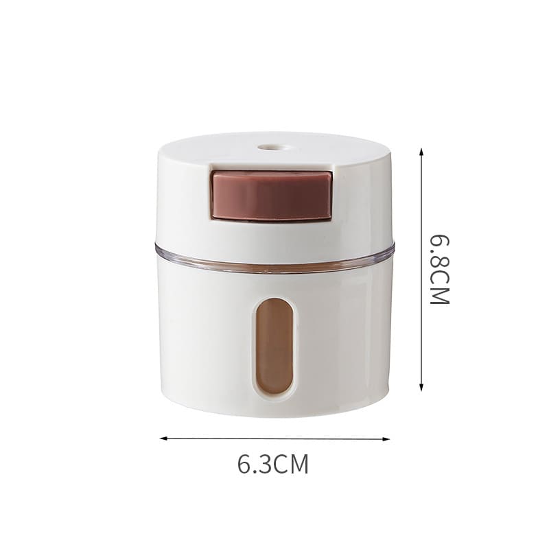 Kit 6 Porta Temperos e Condimentos de Parede Magnético Homedec