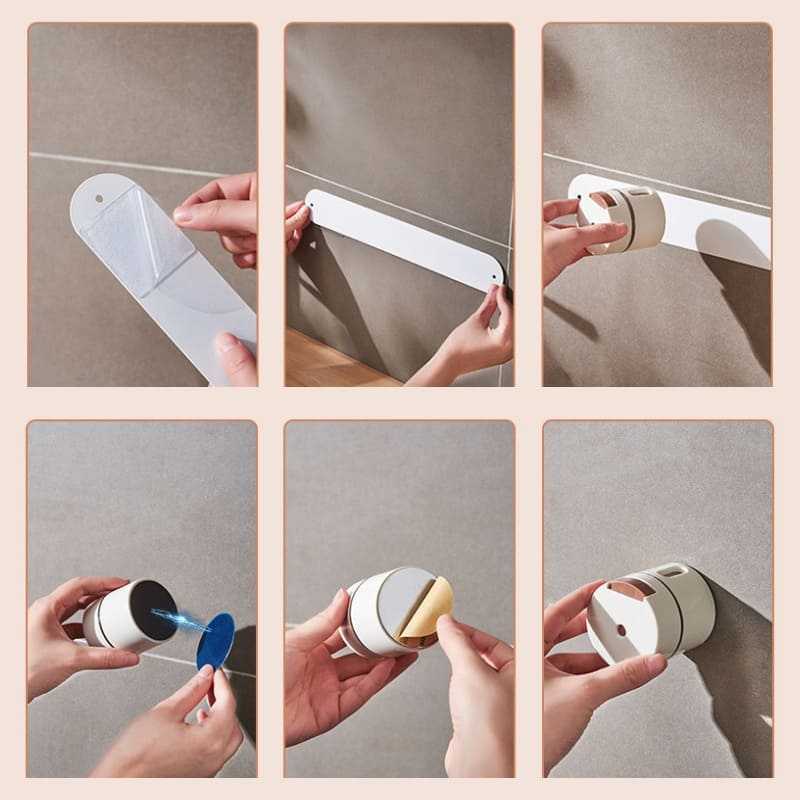 Kit 6 Porta Temperos e Condimentos de Parede Magnético Homedec