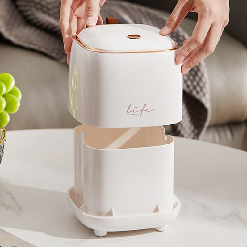 Lixeira de Mesa Luxo Decorativa Homedec