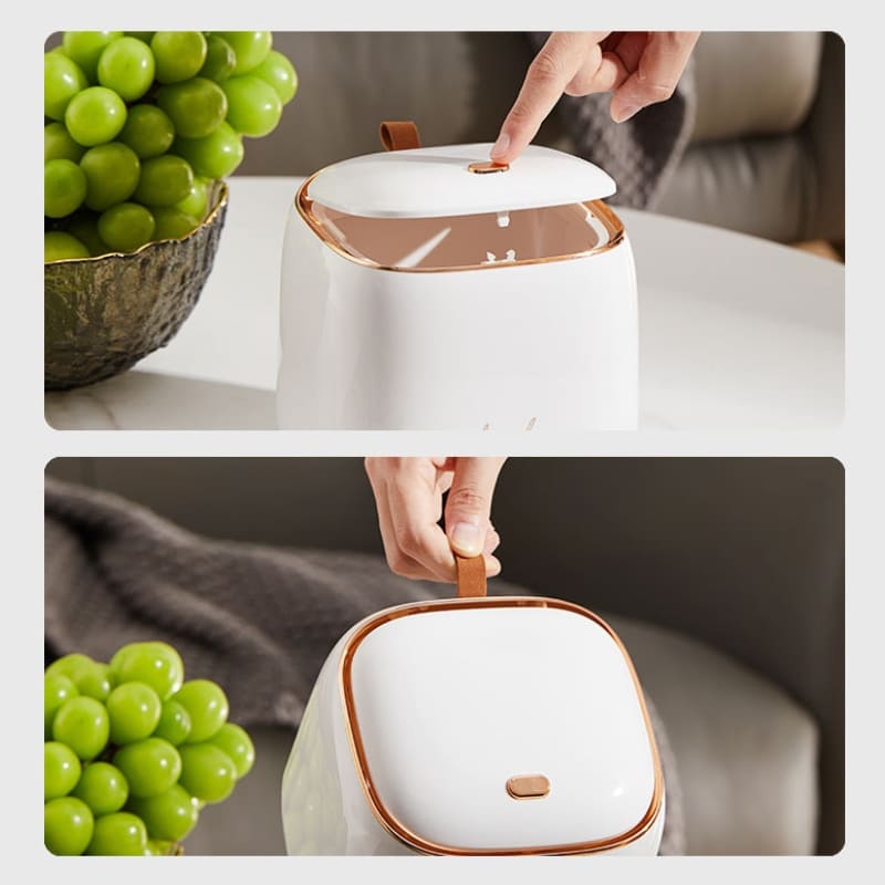 Lixeira de Mesa Luxo Decorativa Homedec