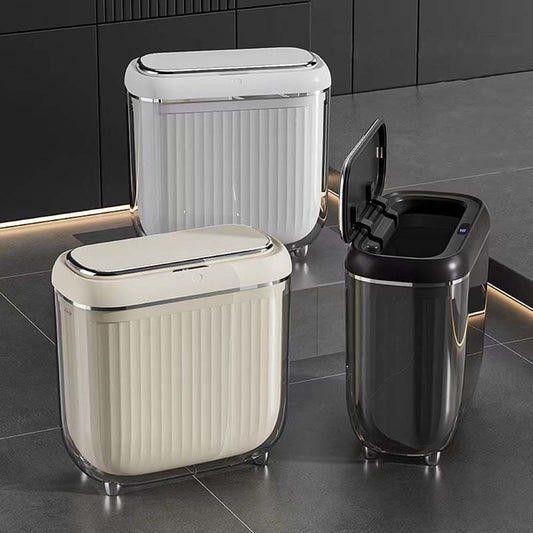 Lixeira para Banheiro e Cozinha Acrílico Automática Sensor Homedec