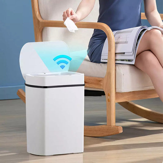 Lixeira para Banheiro e Cozinha Automática com Sensor 15L Homedec