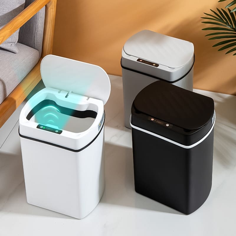 Lixeira para Banheiro e Cozinha Automática com Sensor 15L Homedec