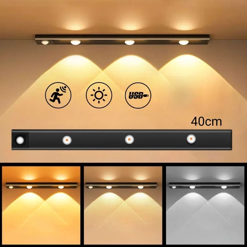 Luminária de LED Magnética com Sensor de Movimento Homedec