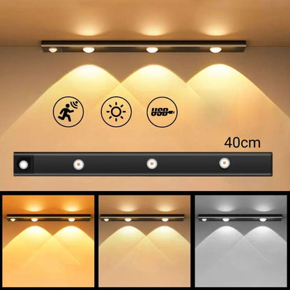 Luminária de LED Magnética com Sensor de Movimento Homedec