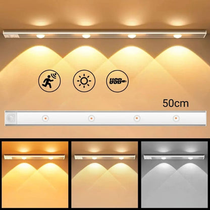 Luminária de LED Magnética com Sensor de Movimento Homedec