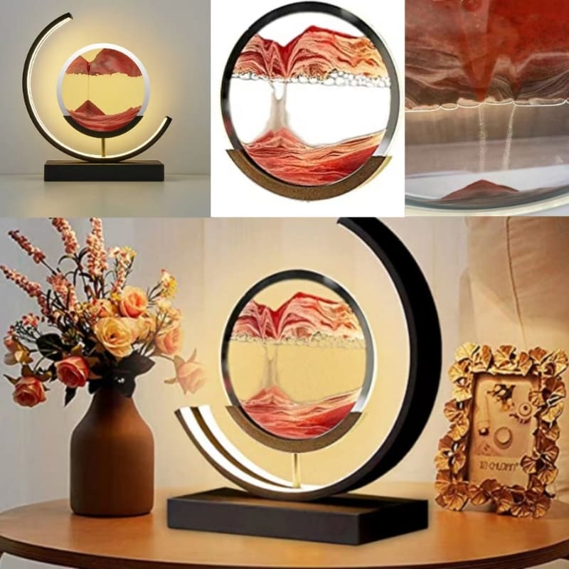 Luminária de Mesa Ampulheta LED Decorativa Homedec