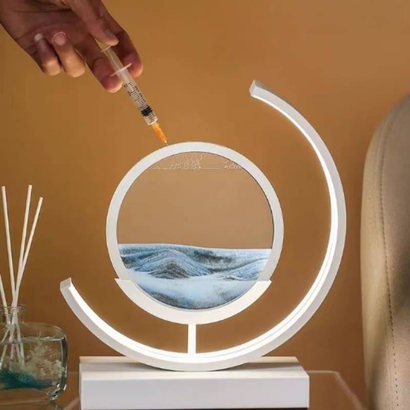 Luminária de Mesa Ampulheta LED Decorativa Homedec