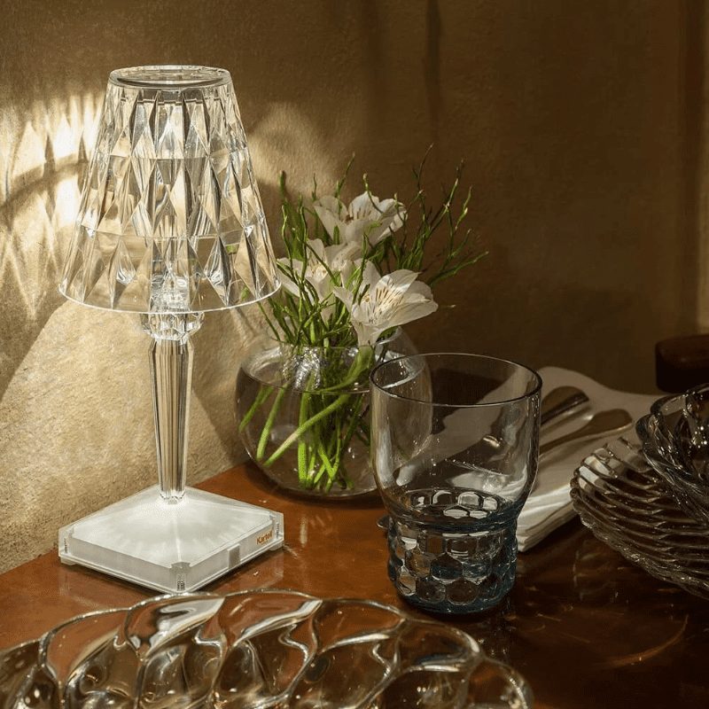 Luminária de Mesa LED Diamante USB 3 em 1 Sem Fio Homedec