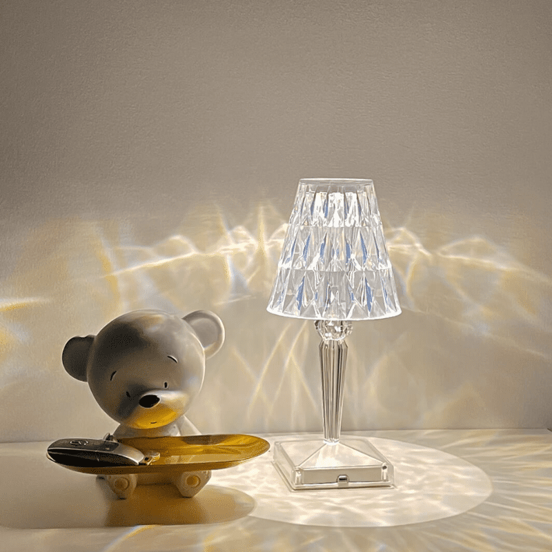 Luminária de Mesa LED Diamante USB 3 em 1 Sem Fio Homedec