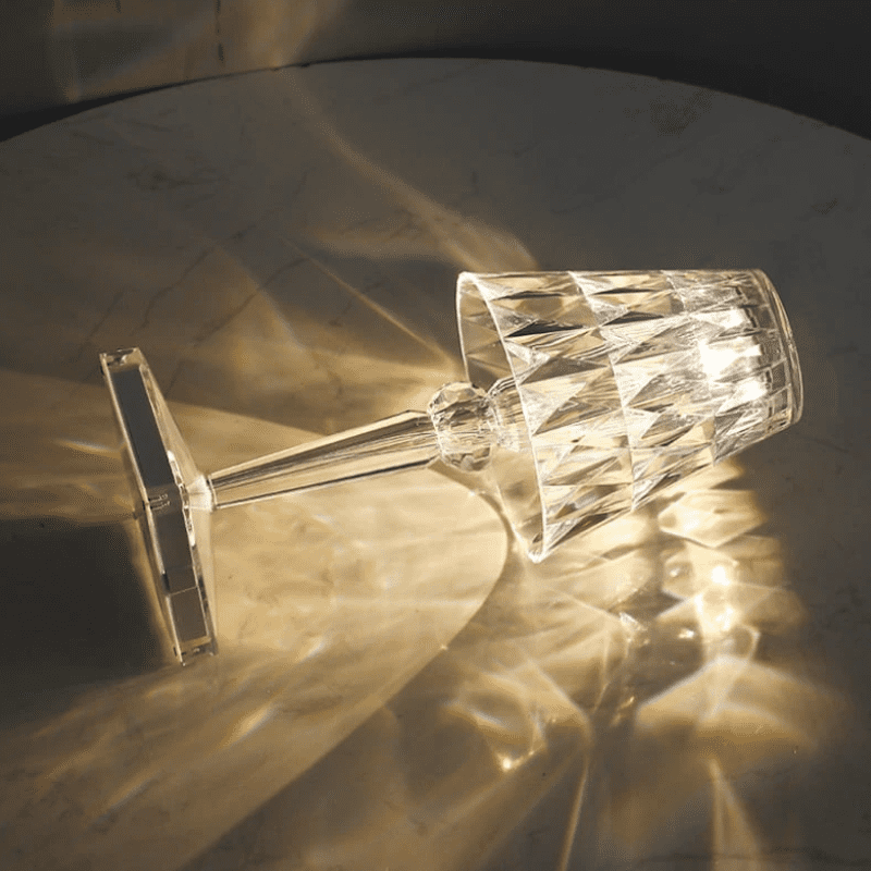 Luminária de Mesa LED Diamante USB 3 em 1 Sem Fio Homedec
