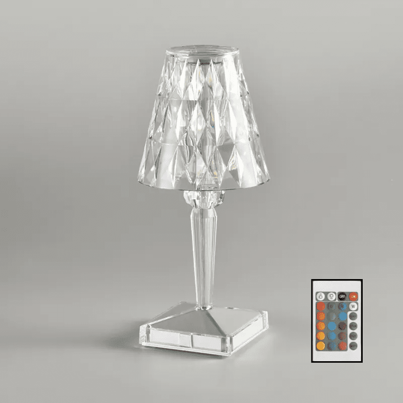Luminária de Mesa LED Diamante USB 3 em 1 Sem Fio Homedec