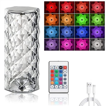 Luminária de Mesa Led Sem Fio 3-16 Cores Premium Homedec Rose™
