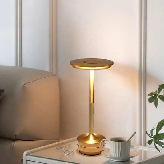 Luminária de Mesa LED Sem Fio Metal Recarregável Homedec