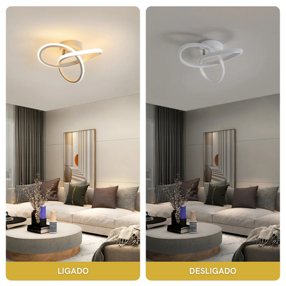 Luminária de Teto LED Design Minimalista Moderno Homedec