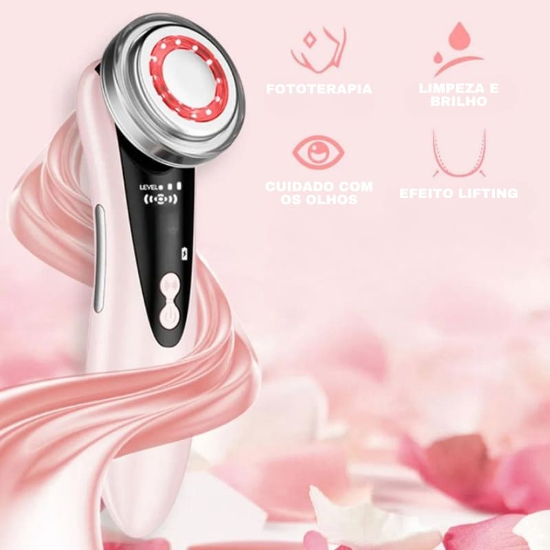 Massageador Elétrico Facial Aparelho de Massagem Multifuncional Homedec