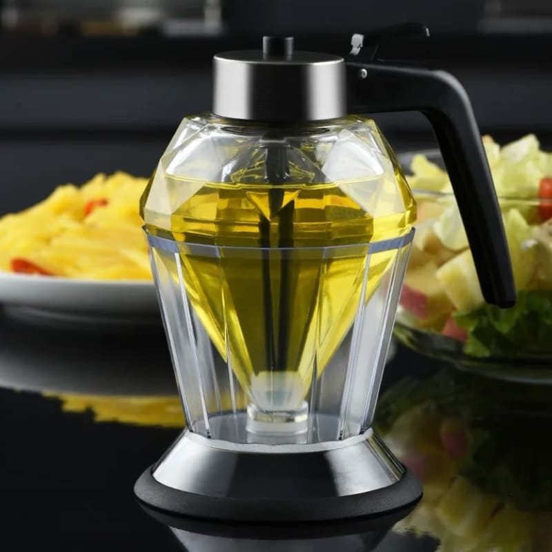 Meleira de Vidro Porta Mel Dispenser com Base Homedec