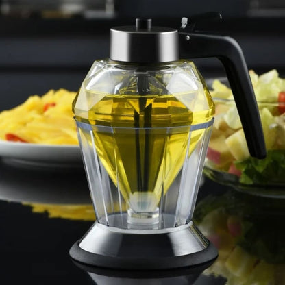 Meleira de Vidro Porta Mel Dispenser com Base Homedec