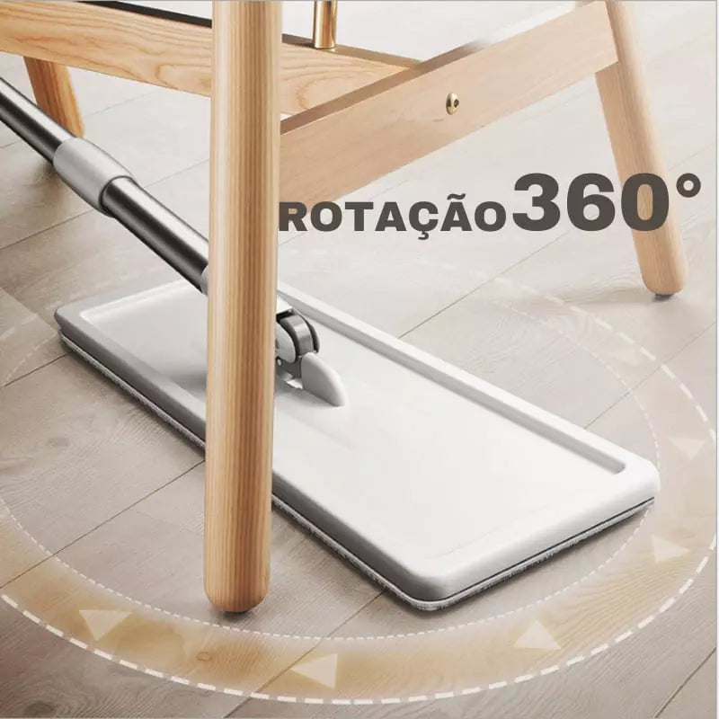 Mop de Limpeza Esfregão Mop Giratório com Balde Homedec