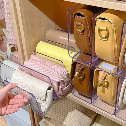 Organizador de Bolsa Acrílico com Divisória Homedec