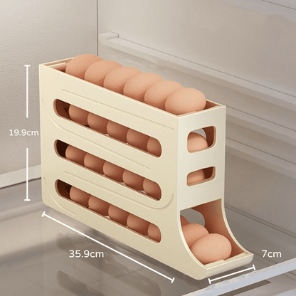 Organizador de Geladeira Porta Ovos Dispenser Homedec
