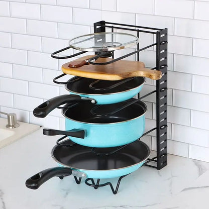 Organizador de Panelas e Tampas Armário de Cozinha Homedec
