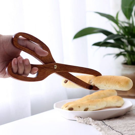 Pegador de Salada Bambu Pinça Multiuso Homedec