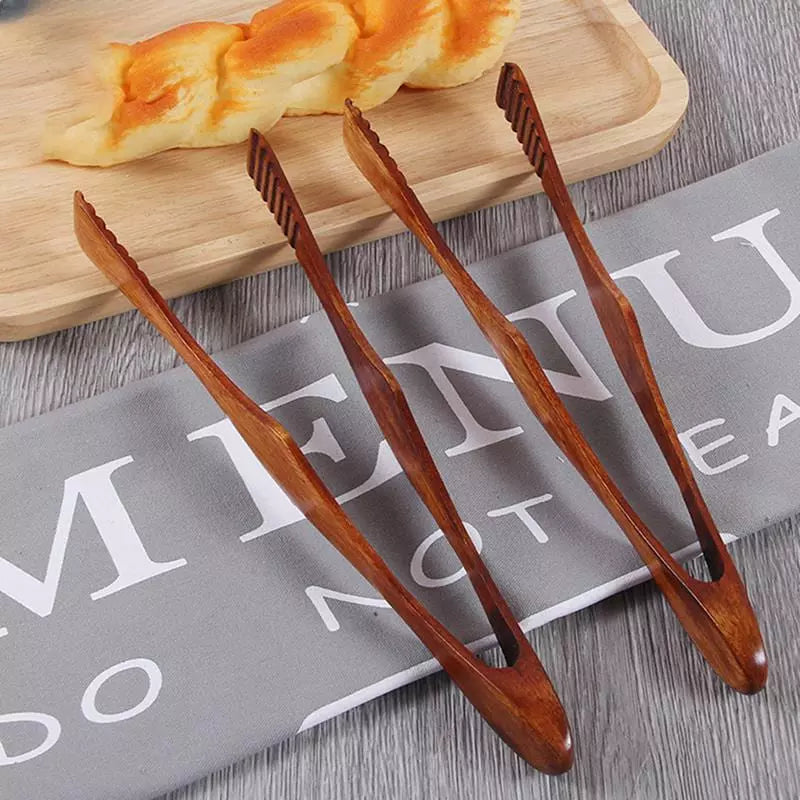 Pegador de Salada Bambu Pinça Multiuso Homedec