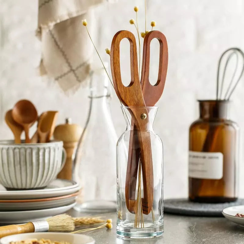 Pegador de Salada Bambu Pinça Multiuso Homedec