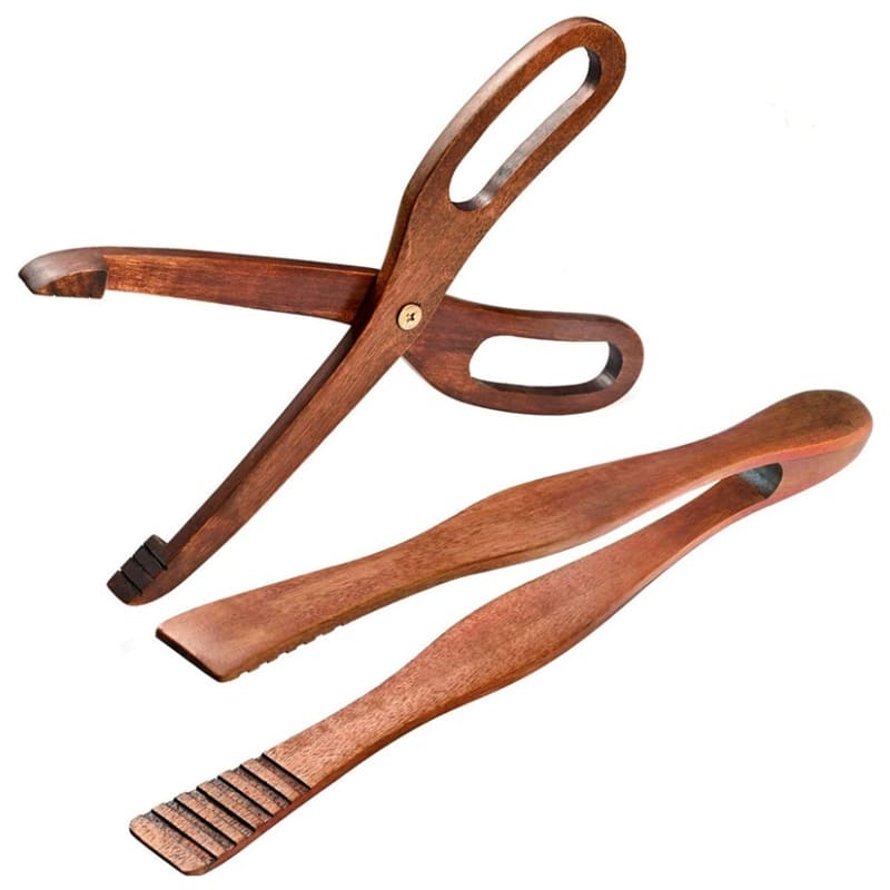 Pegador de Salada Bambu Pinça Multiuso Homedec