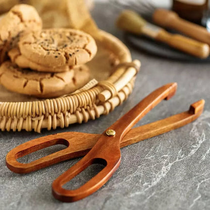 Pegador de Salada Bambu Pinça Multiuso Homedec