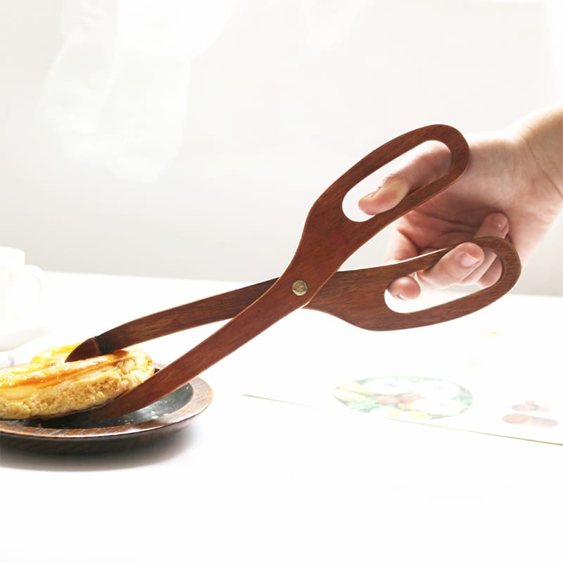 Pegador de Salada Bambu Pinça Multiuso Homedec