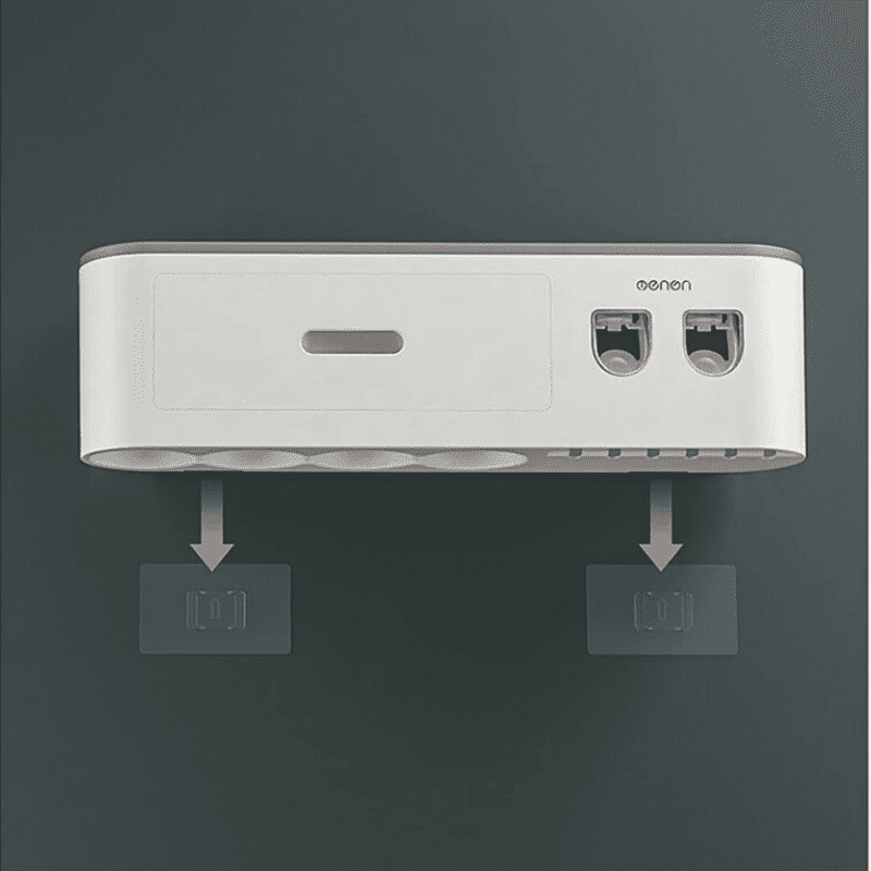Porta Escova de Dente Dispenser com Gaveta e Copos Homedec