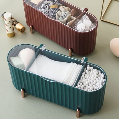 Porta Esponja de Maquiagem e Algodão Decorativo de Luxo Homedec