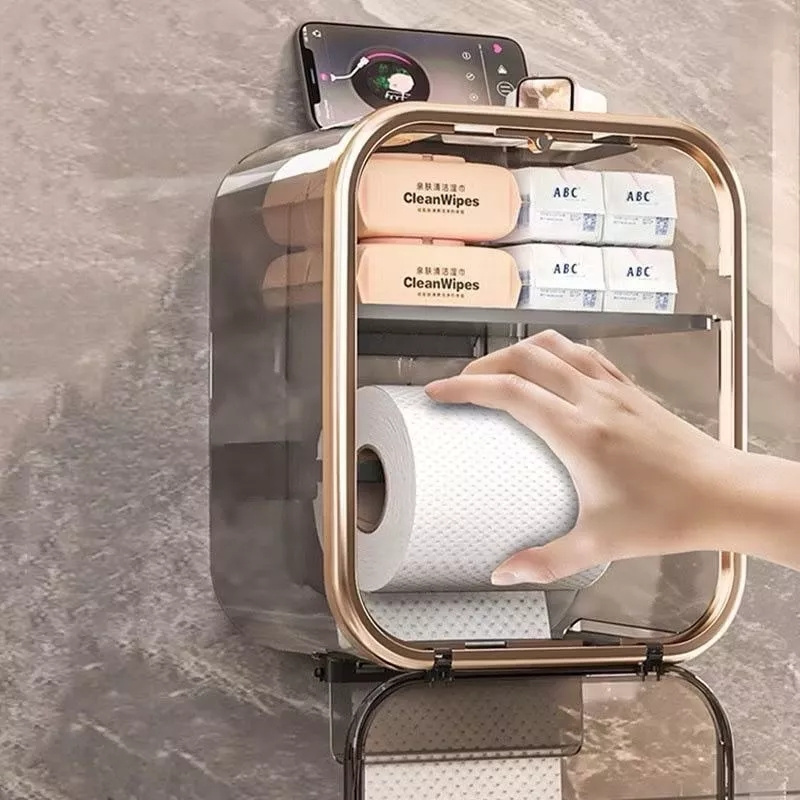 fácil de armazenar lenços e papeis higiênicos esse porta lenço papel higiênico